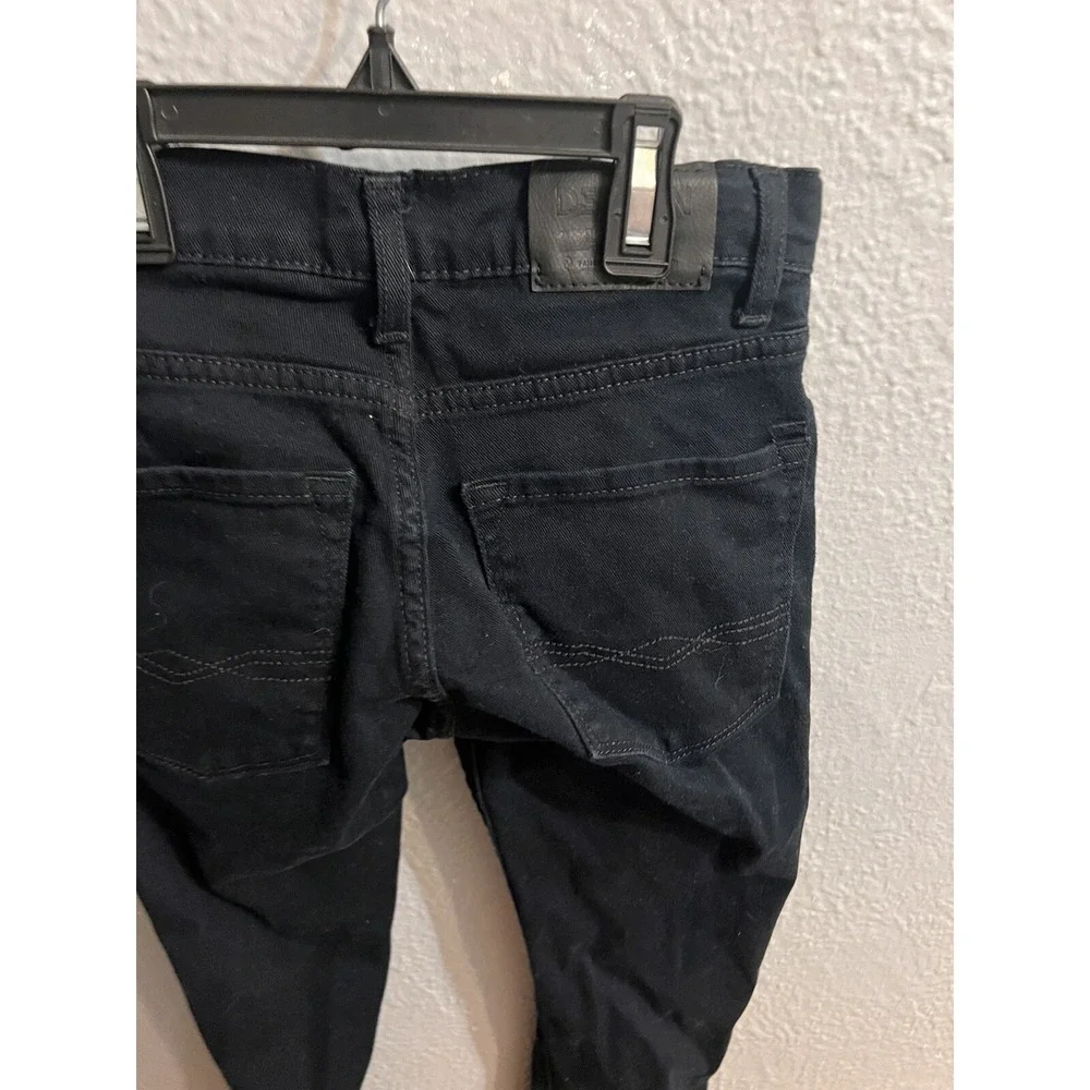 Denizen Levis Black Jeans Denim Skinny Fit Adjustable Waist Girls‎ 12
